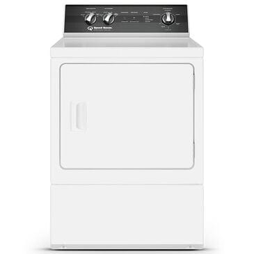 Speed Queen 7 Cu. Ft. Front Load Electric Dryer with Steam in White, , large