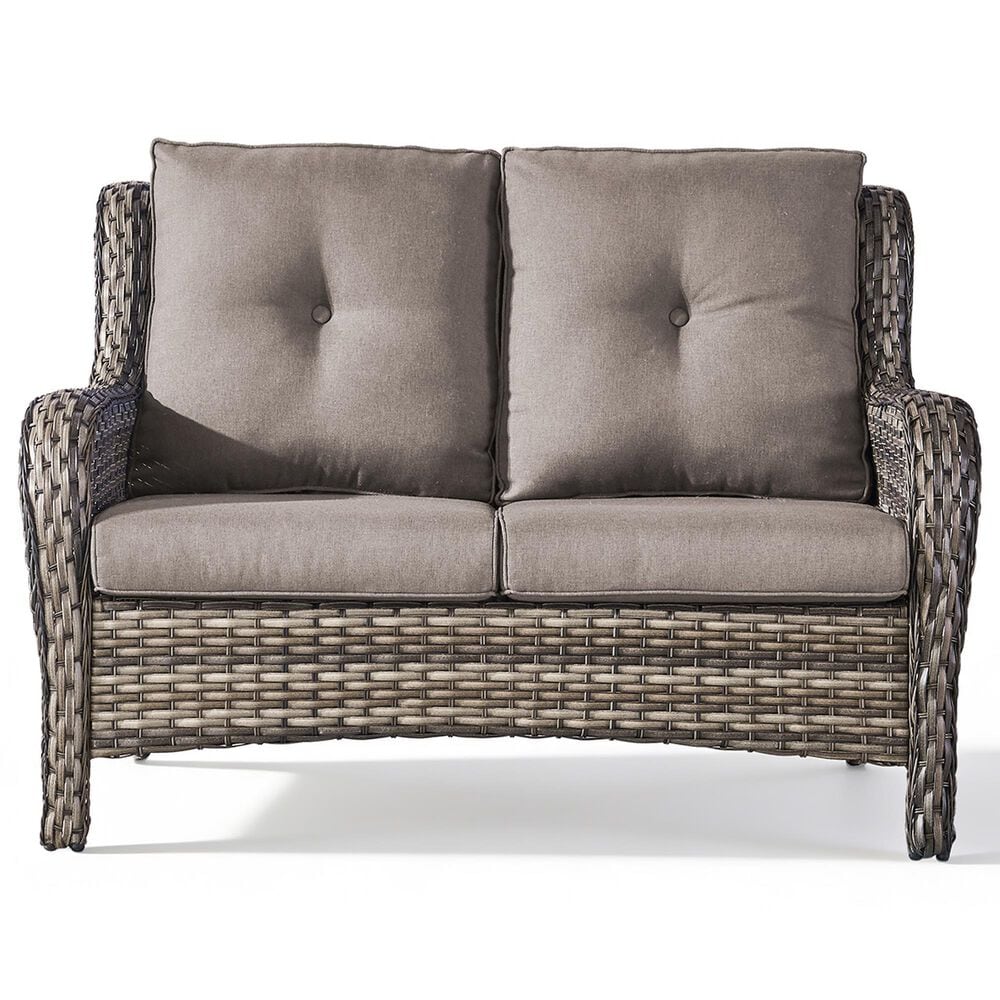 Sunwell Garden Patio Loveseat in Gray, , large