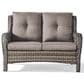 Sunwell Garden Patio Loveseat in Gray, , large