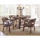 Steve Silver Tournament Arm Chair in Medium Cherry, , large