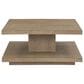 Steve Silver Furniture Canyon Cocktail Table in Weathered Sand, , large