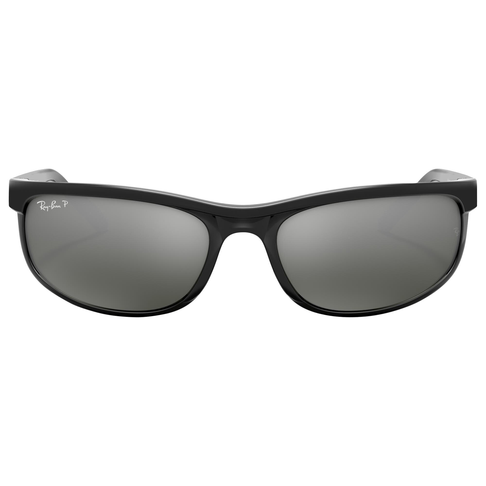 Ray Ban Predator 2 Sunglass with Grey Lenses in Matte Black NFM