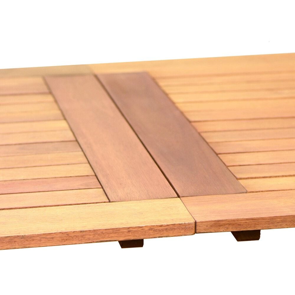 International Home Miami Sapo 9-Piece Rectangular Patio Dining Set in Brown, , large