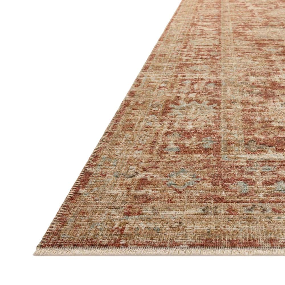 Loloi Heritage 4&#39; x 6&#39; Brick and Multicolor Area Rug, , large