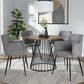 LumiSource Canary Dining Table in Black and Walnut - Table Only, , large