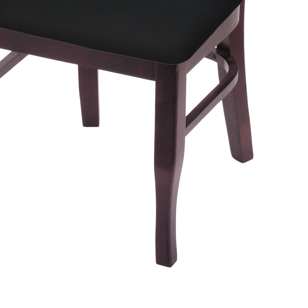 Holland Bar Stool 3160 Hampton 18 Chair With Dark Cherry And Black Vinyl Seat Nebraska Furniture Mart