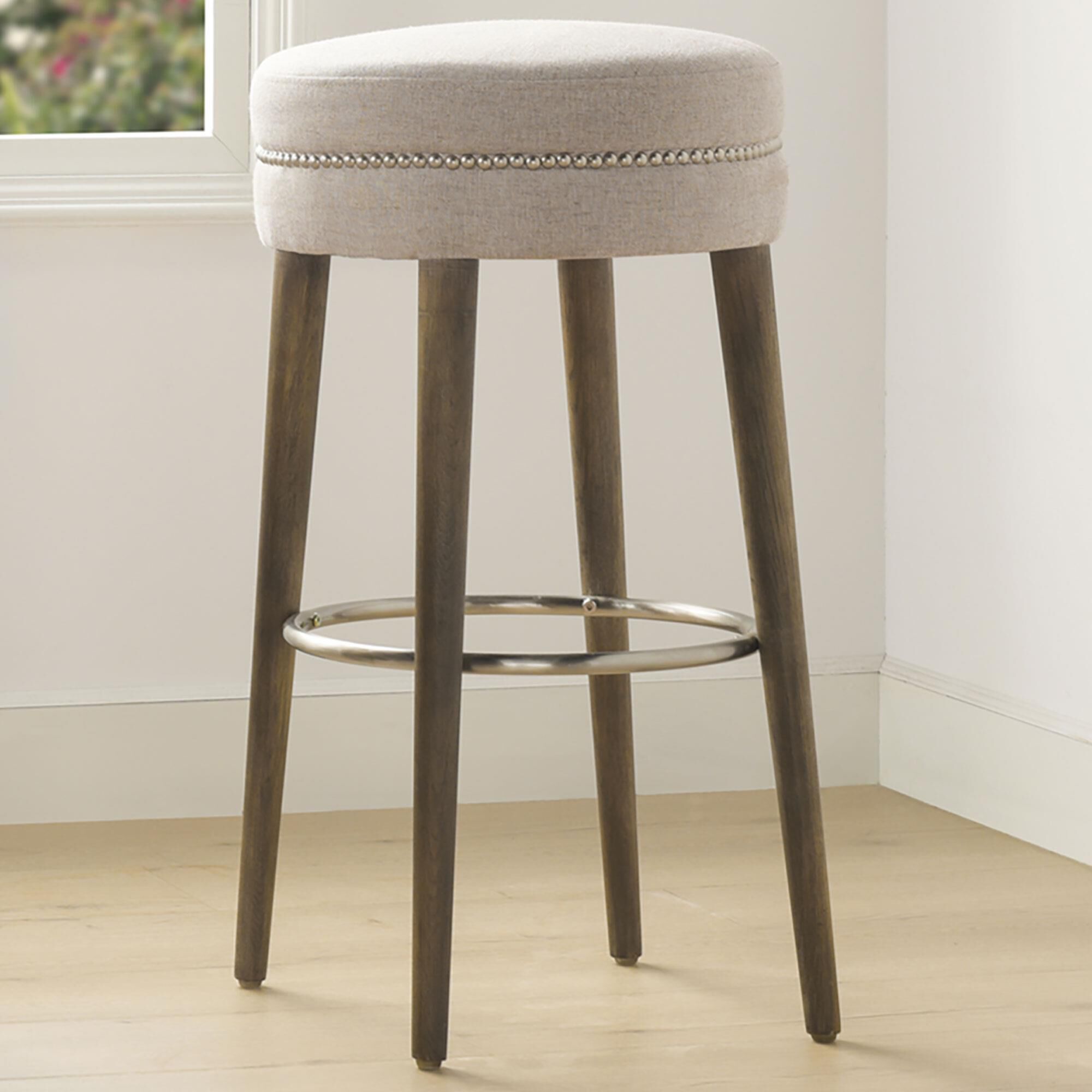 Round backless online bar stools
