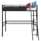 DHP DHP Twin Loft Bed in Black, , large