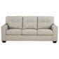 Ashley Santorine Stationary Queen Sofa Sleeper in Bone, , large