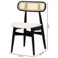 Baxton Studio Tarana Side Chair in Black and Light Brown (Set of 2), , large