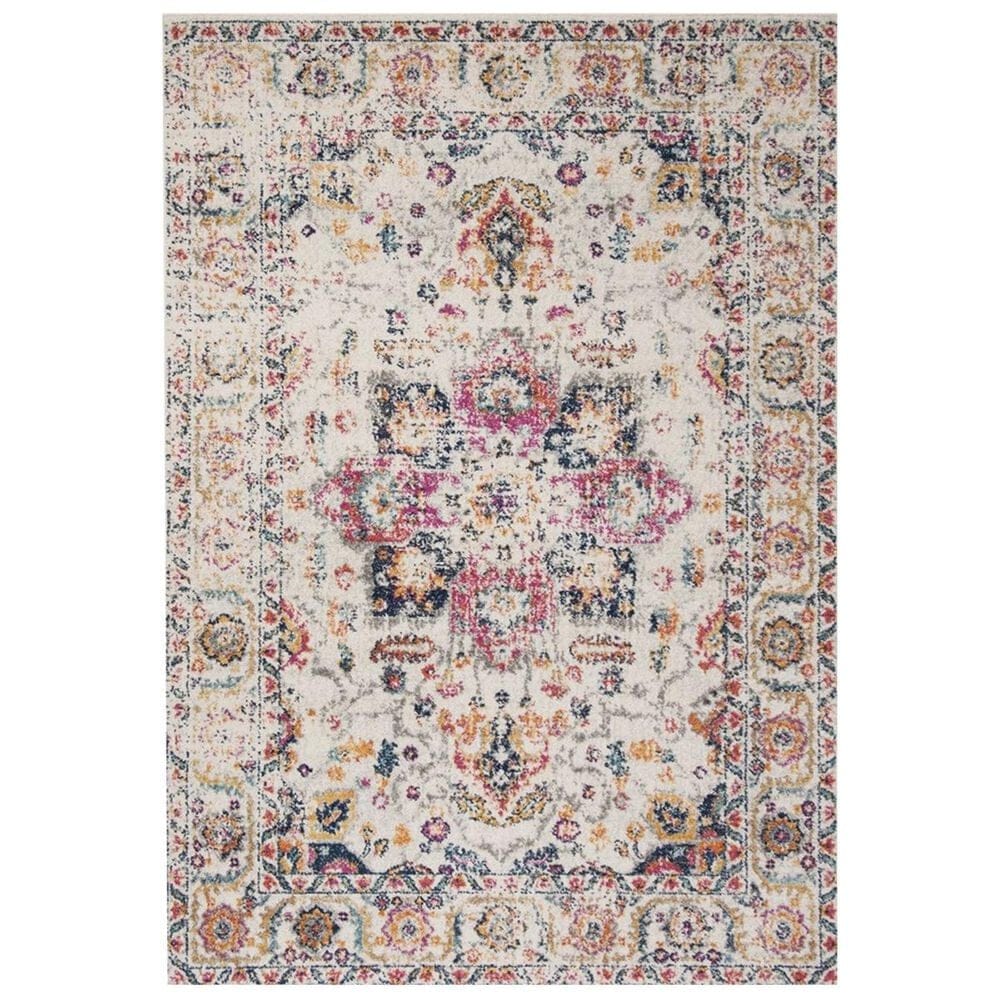 Safavieh Madison MAD603R 3" x 5" Fuchsia and Ivory Area Rug, , large