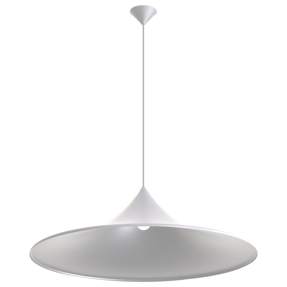 Golden Lighting Vistara 35.375" 1-Light Pendant in Sand White, , large