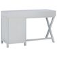 Linon Home Decor Peggy Side Storage Desk in Grey, , large