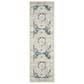 Safavieh Evoke EVK220C 2"2" x 9" Ivory and Blue Runner, , large