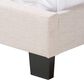 Baxton Studio Lexi King Panel Bed in Light Beige, , large