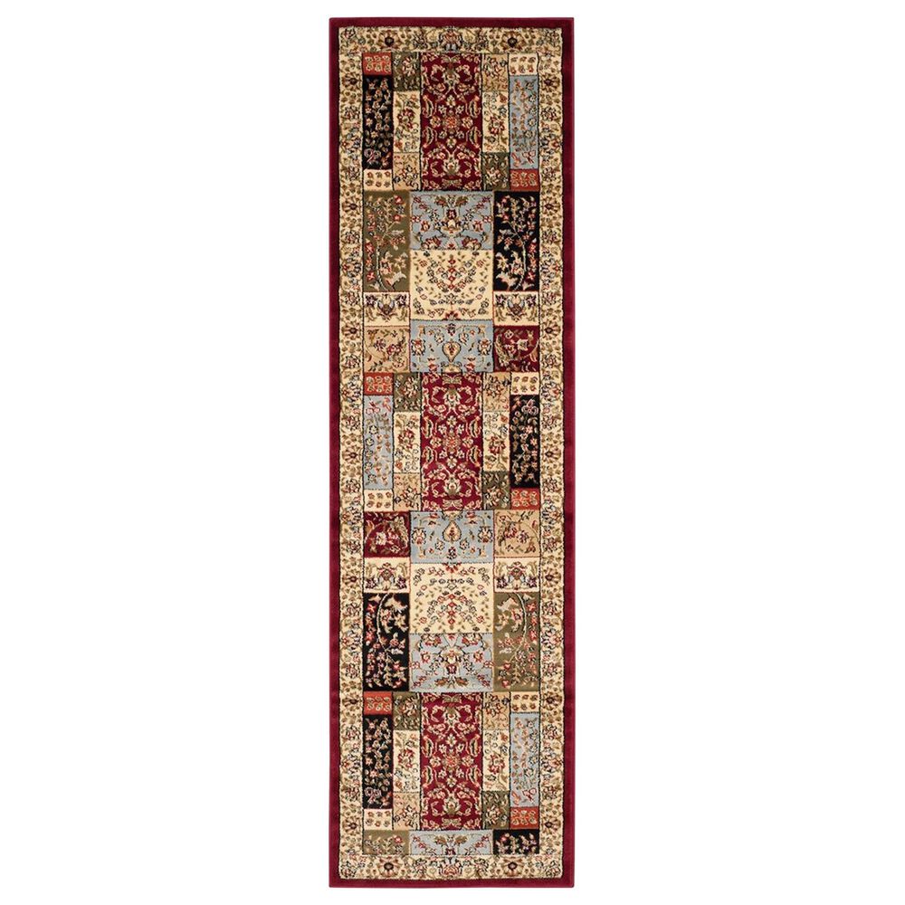 Safavieh Lyndhurst 2"3" x 6" Multicolor and Ivory Runner, , large