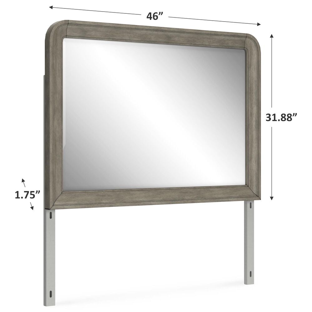 Millenium Lexorne Mirror in Light Gray, , large