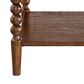 Forma & Co Turn Wood Coffee Table in Cocoa Brown, , large