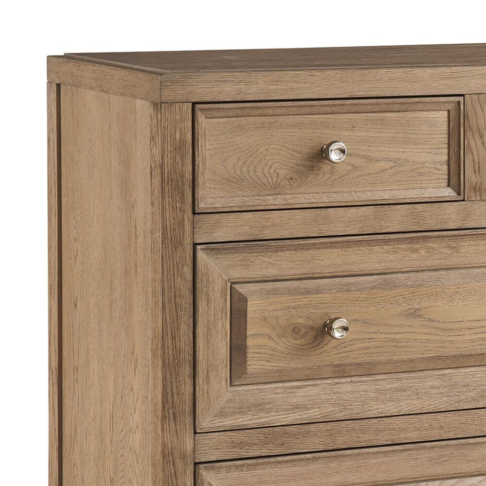 Universal Furniture Weekender 4-Piece Queen Panel Bedroom Set in Sand Dune and Natural, , large