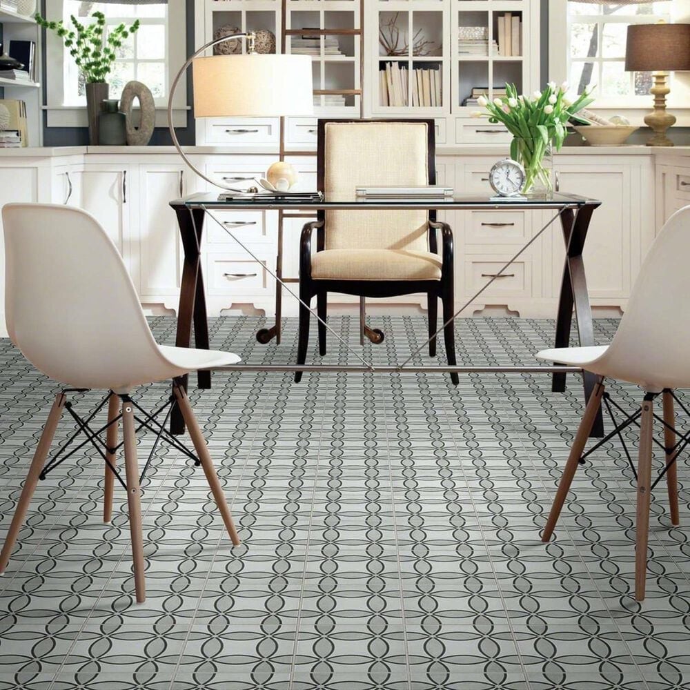 Shaw Revival Isabella Opal 8" x 8" Porcelain Tile, , large