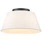 Golden Lighting Penn Flush Mount in Matte Black, , large