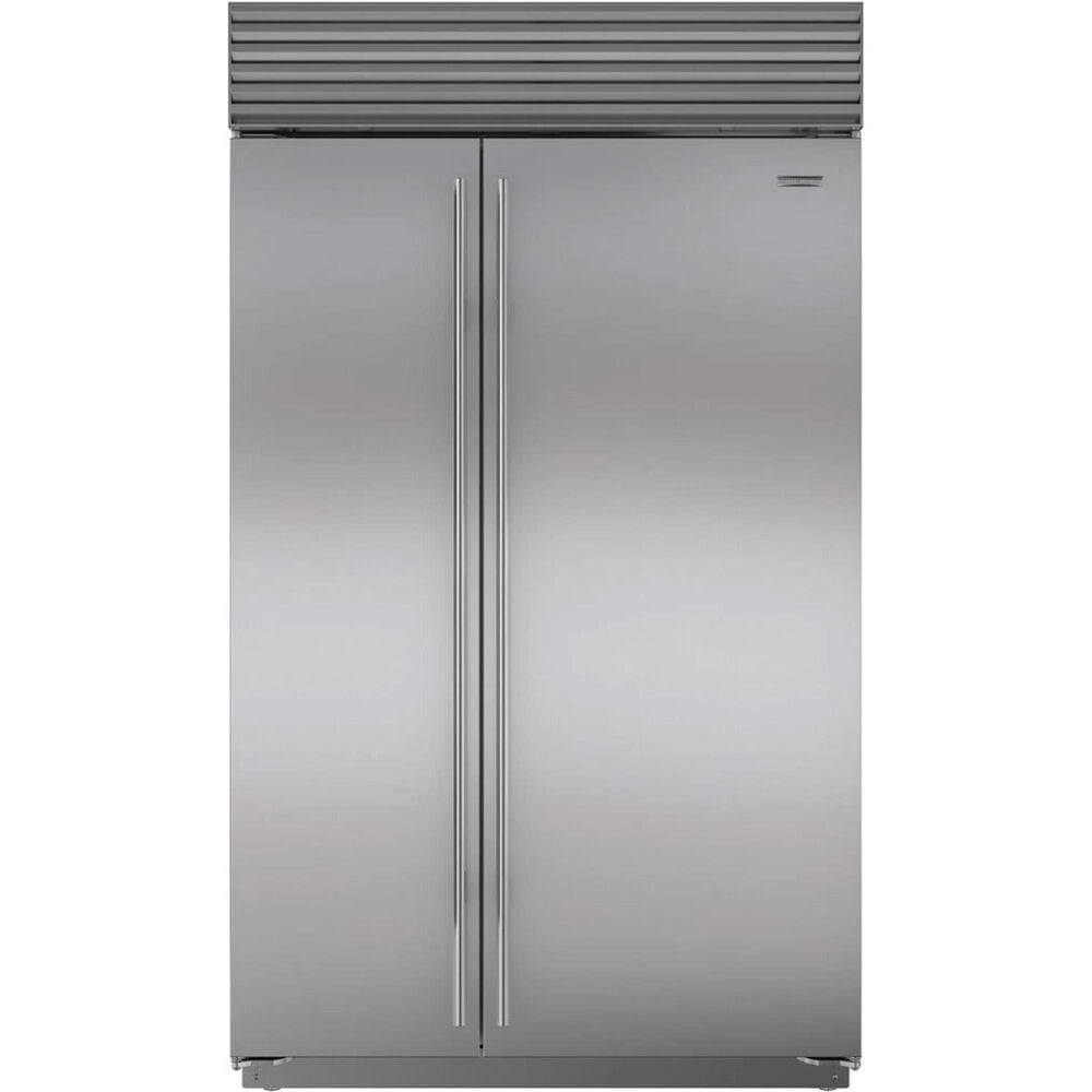 Sub Zero 28.8 Cu. Ft. Classic Side-By-Side Refrigerator with Tubular Handle in Stainless Steel, , large