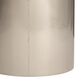 Bernhardt Shimla Side Table in White and German Silver, , large