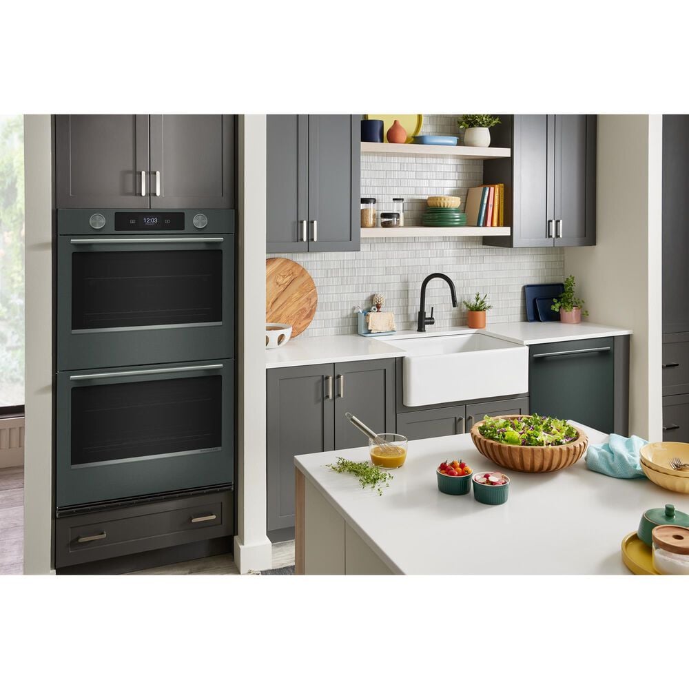 KitchenAid 10 Cu. Ft. Smart Electric Double Wall Oven with Intelligent Cooking Camera in Juniper, , large