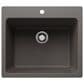 Blanco Liven 25" Dual Mount Laundry Sink in Volcano Gray, , large