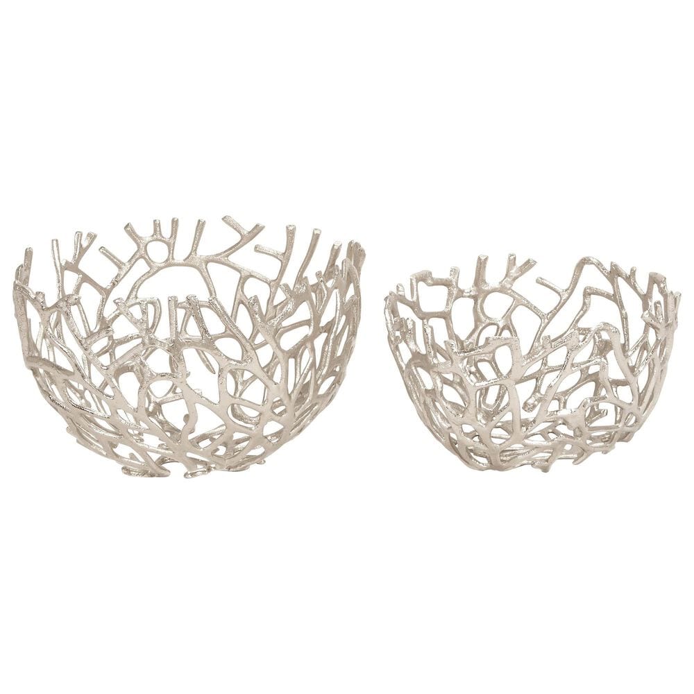 Maple and Jade Assorted Bowls in Silver (Set of 2), , large
