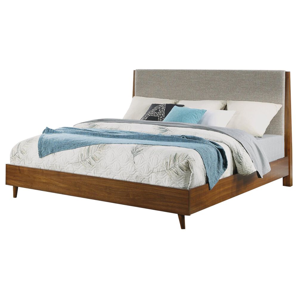 Flexsteel Ludwig 5-Piece Queen Bedroom Set in Walnut, , large