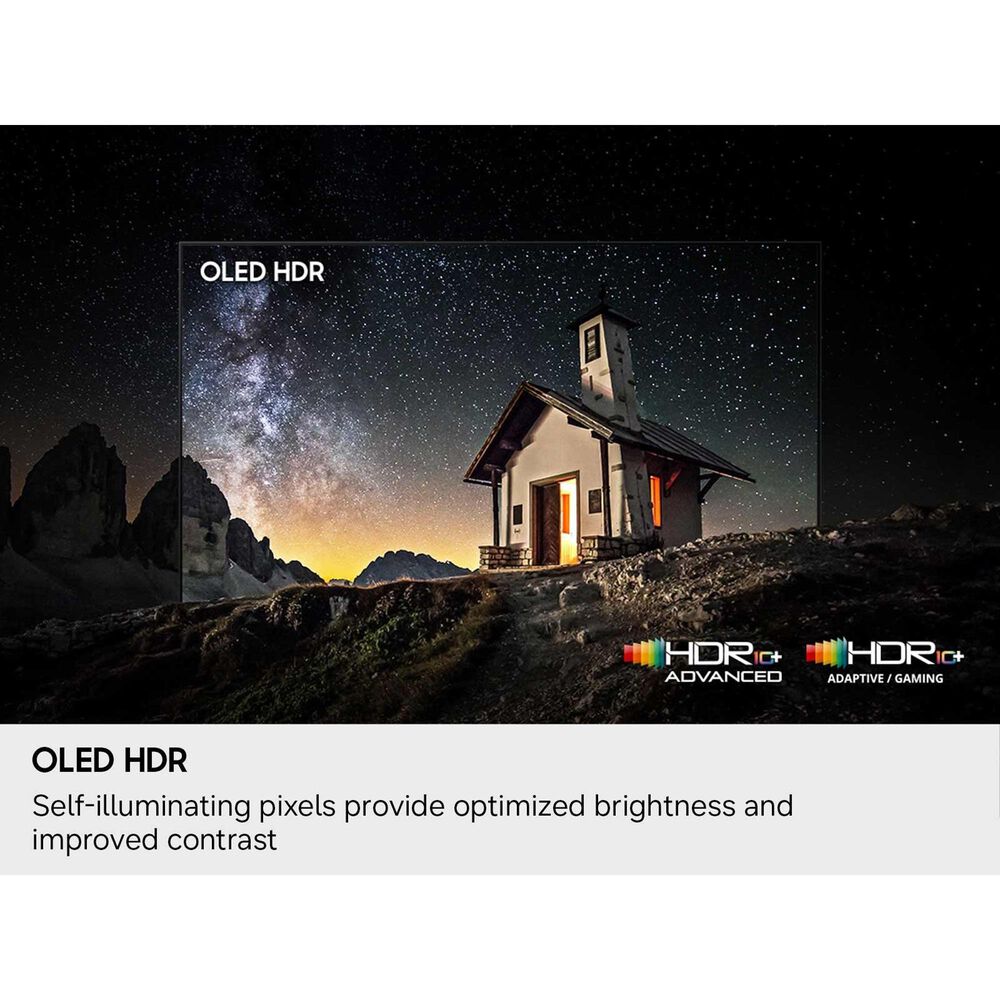 Samsung 65" Class S85H Series OLED 4K UHD - Smart Tizen TV with S-Series 3.1 Channel Soundbar System in Graphite Black and Titan Black, , large