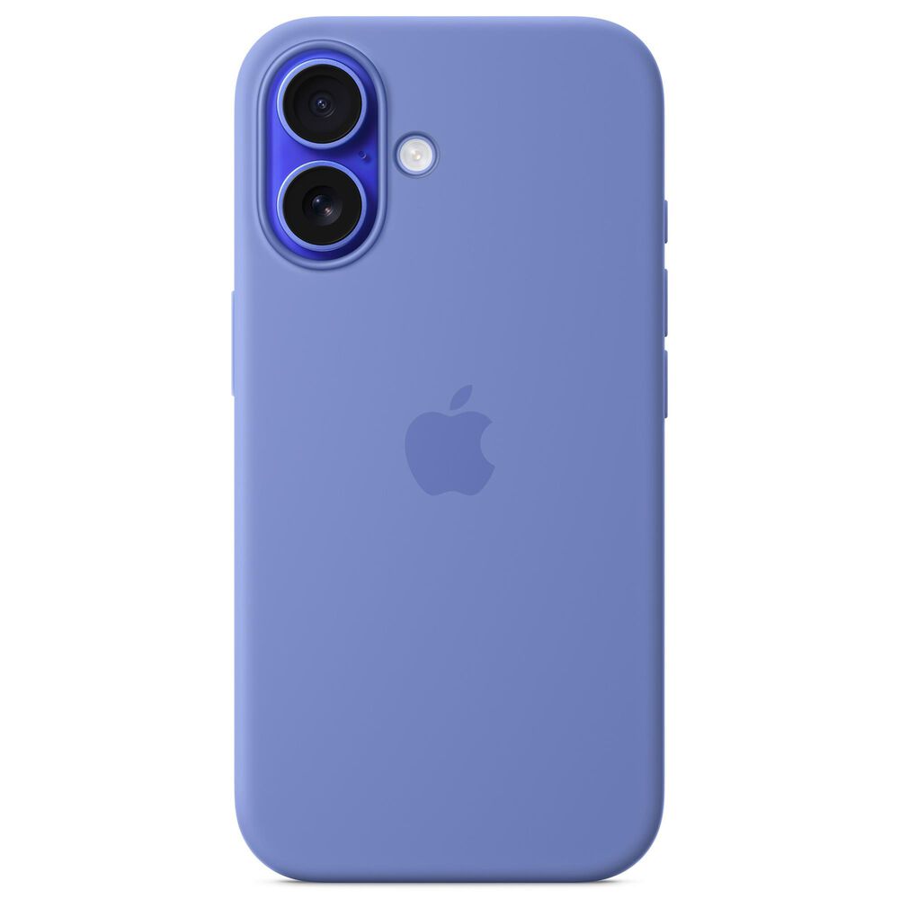 Apple Silicone Case with MagSafe for iPhone 16 in Periwinkle, , large