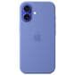 Apple Silicone Case with MagSafe for iPhone 16 in Periwinkle, , large