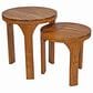 Bassett Mirror Company Paige 2-Piece Bunching End Table in Natural, , large