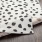 Surya Moroccan Shag Black and White 7"10" x 10"2" Area Rug, , large
