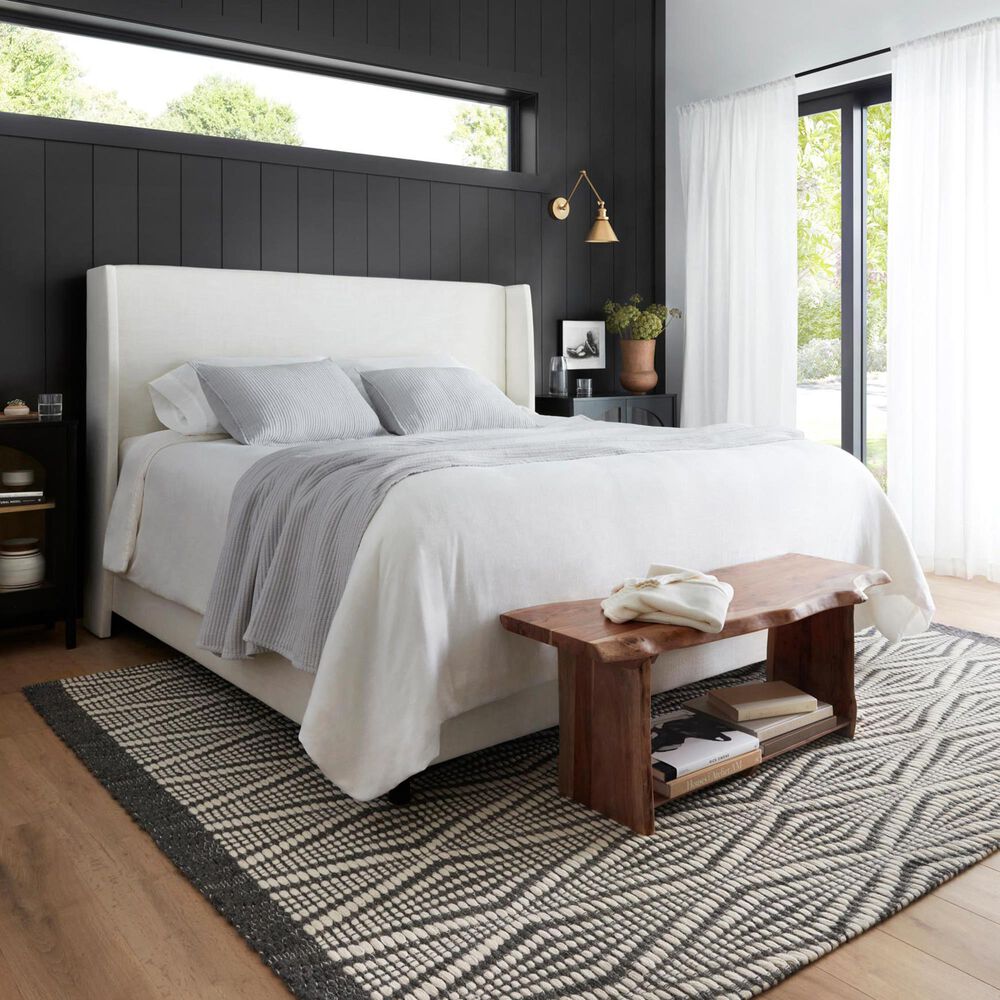 Loloi Kenzie 5&#39; x 7&#39;6&quot; Ivory and Charcoal Area Rug, , large