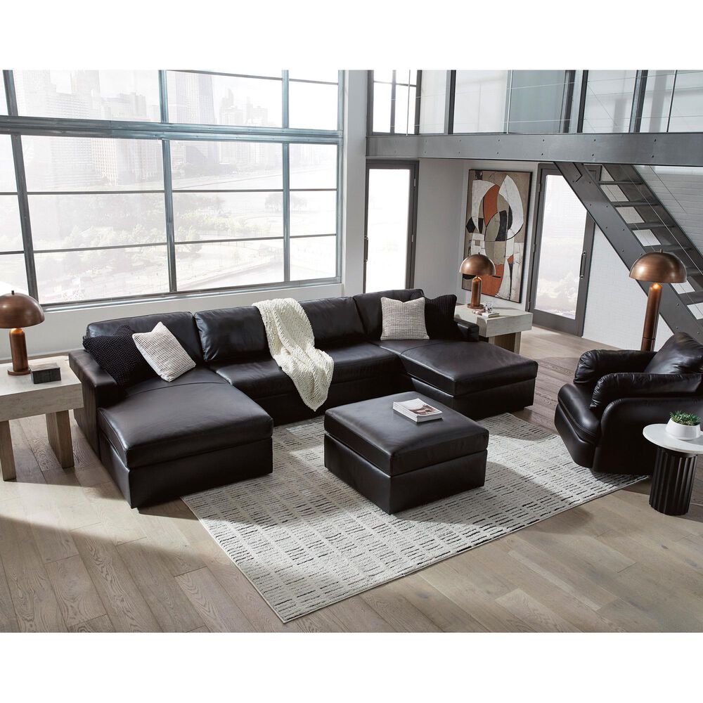 Ashley ModMax II Accent Ottoman in Black, , large