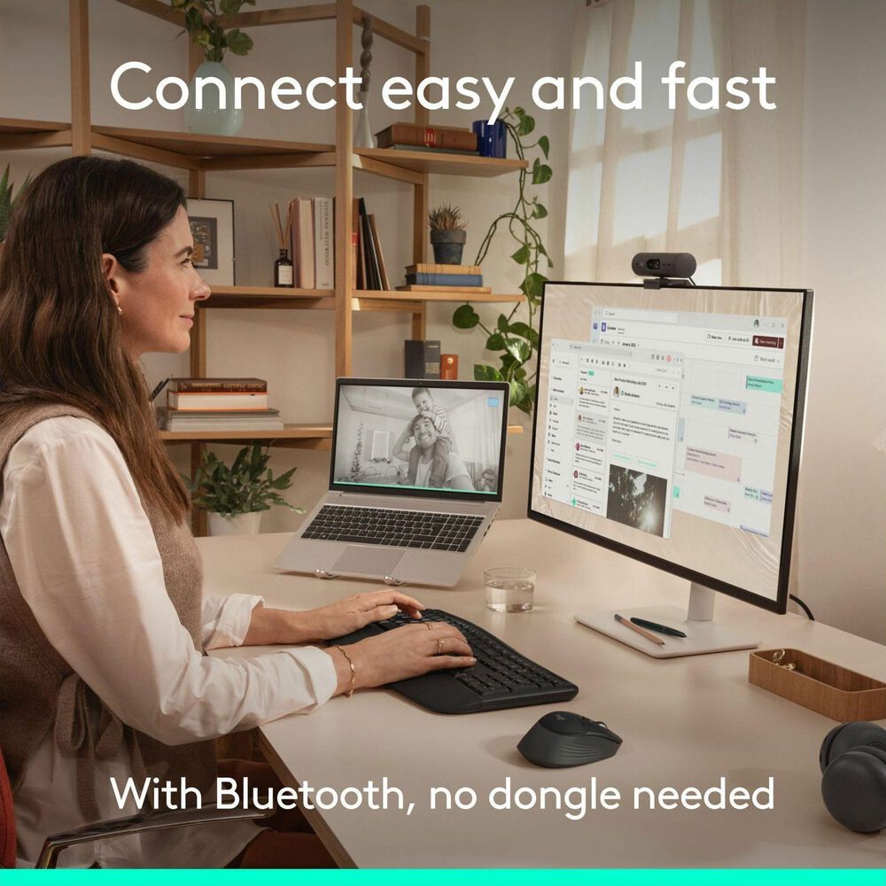 Logitech Signature Comfort Plus Keyboard and Mouse Combo in Black, , large