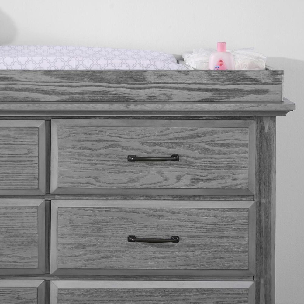 Oxford Baby Willowbrook Changing Topper in Graphite Gray, , large