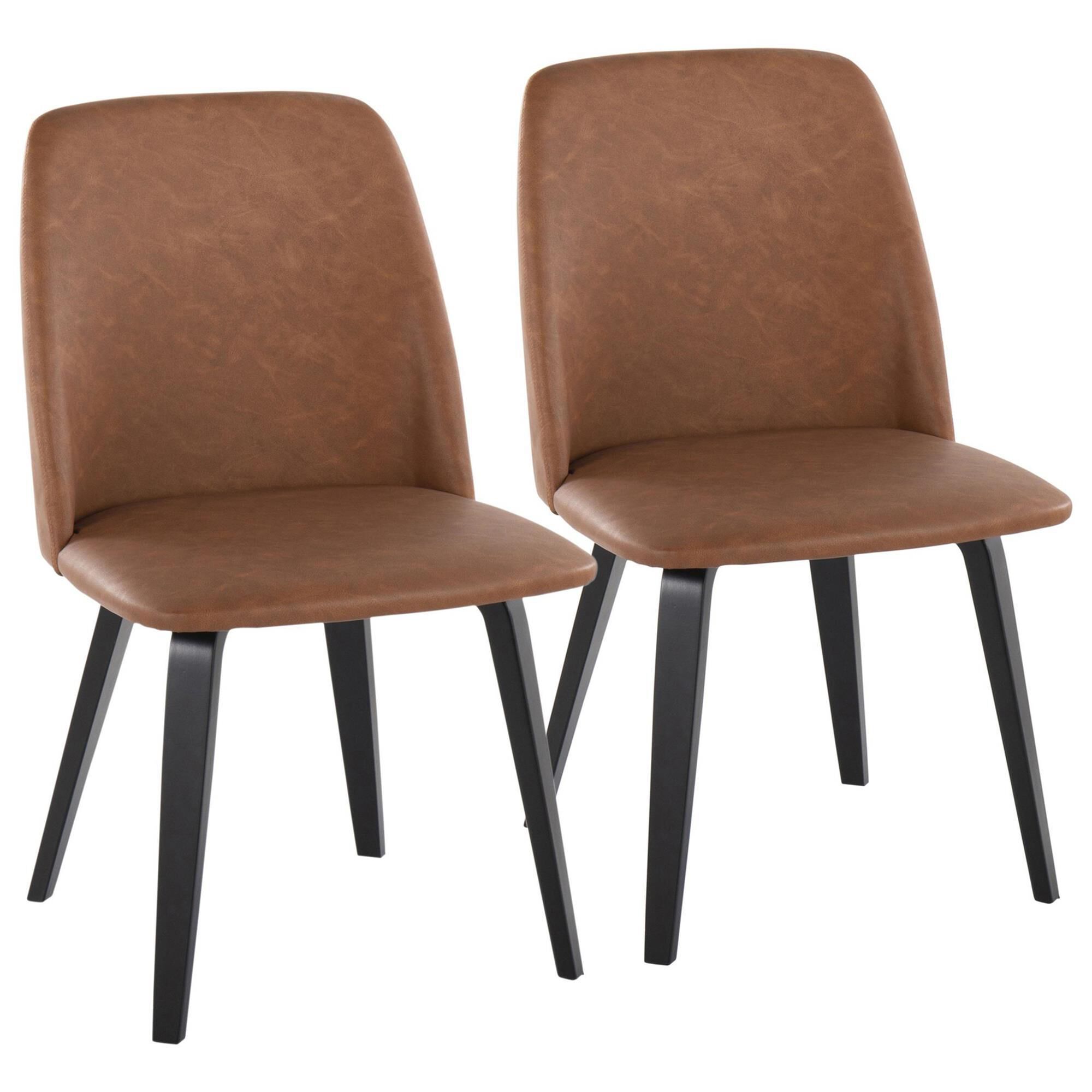 Lumisource Tintori Side Chair in Black Set of 2 NFM