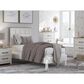 Ashley Linnocreek Twin Panel Bed in White and Warm Brown, , large