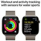 Apple Watch Series 10 GPS + Cellular 46mm Natural Titanium Case with Natural Milanese Loop - S/M, , large