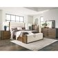Ashley Marxmore California King Upholstered Storage Panel Bed in Brown, , large