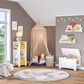RiverRidge Home Book Nook Wall Bookshelf in White (Set of 2), , large