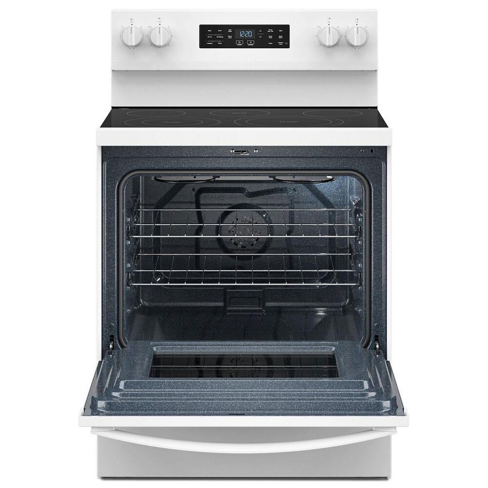 Whirlpool 5.3 Cu. Ft. Electric Range with Air Cooking Technology in White, , large