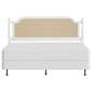 Richlands Furniture Melanie King Poster Panel Wood Bed in White, , large