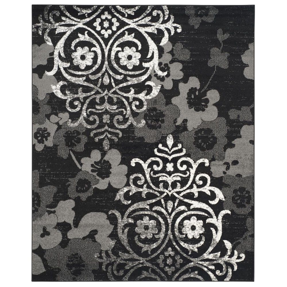 Safavieh Adirondack ADR114A-10 10&#39; x 14&#39; Black/Silver Area Rug, , large
