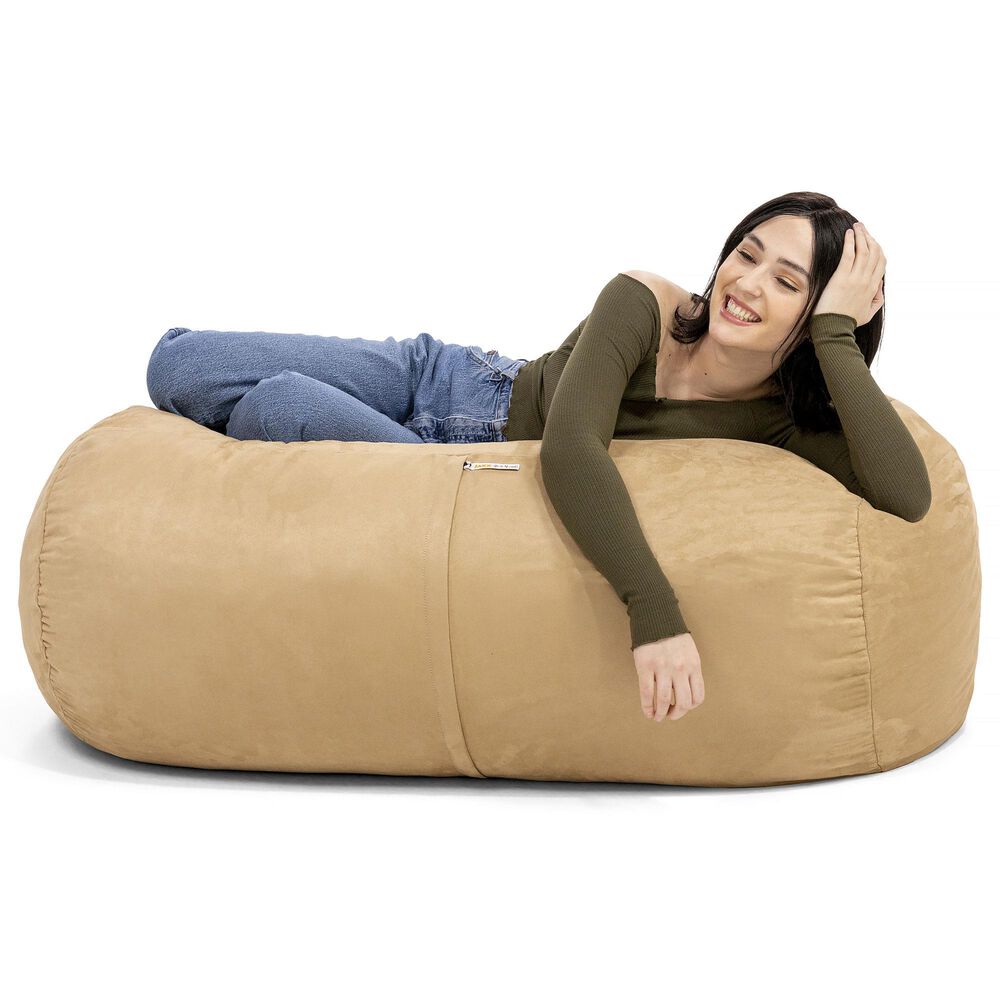 Jaxx 4&#39; Lounger Bean Bag in Camel, , large