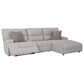 Ashley Acklen Place 3-Piece Power Right Facing Reclining Sectional with Chaise in Pewter, , large
